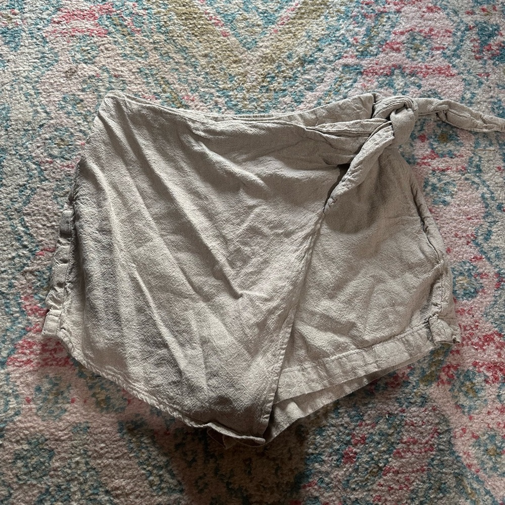 a new day Gray Wrap Skort